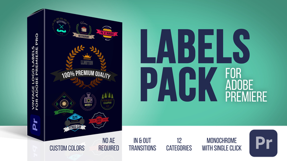 Photo of Labels Pack – MOGRT for Premiere – Videohive 29090814