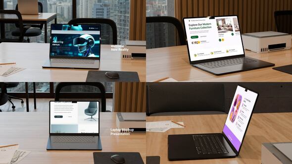 Photo of Laptop Mockup MOGRT – Videohive 59754210