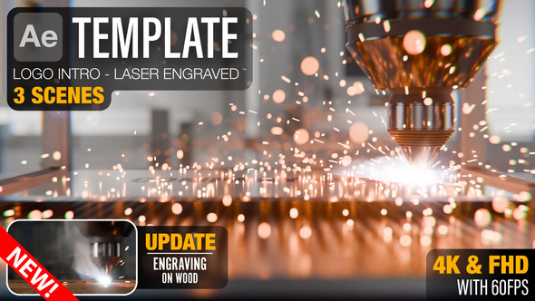 Photo of Laser Engraved Logo Reveal – AE Template – Videohive 53607531