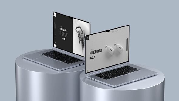 Photo of Light Laptop Mockups – 4K UltraHD – Videohive 59905971