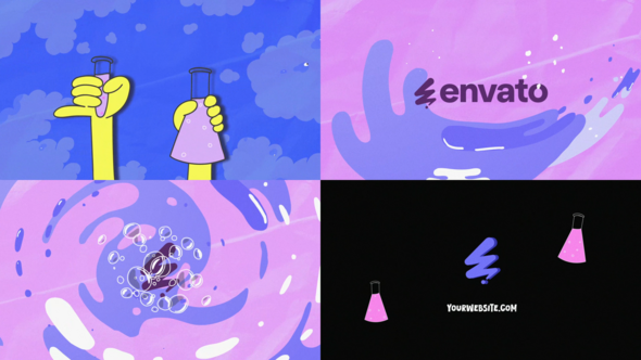 Photo of Liquid Explosion Chemical Reaction Logo for After Effects – Videohive 59694527