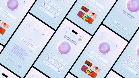 Photo of Liquid Glass AI UI Phone after effect – Videohive 59690156