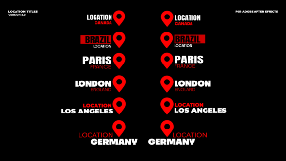 Photo of Location Titles 2.0 – Videohive 58183652