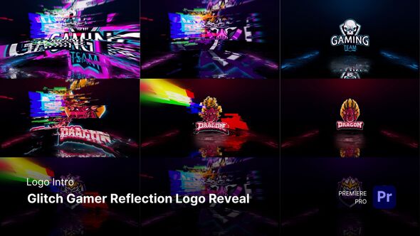 Photo of Logo Intro – Glitch Gamer Reflection Logo Reveal Premiere Pro Templates – Videohive 59605135