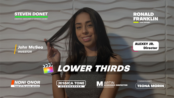 Photo of Lower Thirds Text | FCPX – Videohive 59880072