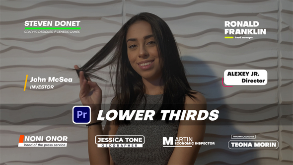 Photo of Lower Thirds Text | Premiere Pro – Videohive 59530116