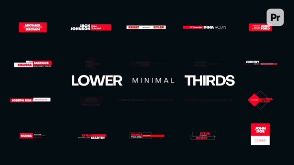 Photo of Minimal Lower Thirds | MOGRT – Videohive 59931176