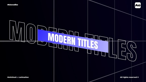 Photo of Minimal Text Animation – Videohive 59897622