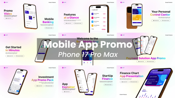 Photo of Mobile App Promo | Phone 17 Pro Max MOGRT – Videohive 59980257