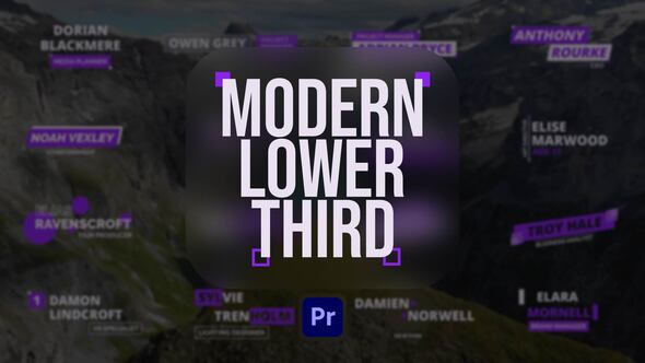 Photo of Modern Lower Third MOGRT – Videohive 59445526