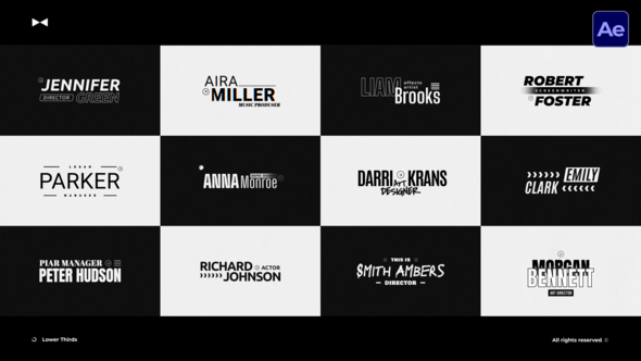 Photo of Modern Lower Thirds  AE – Videohive 59736343
