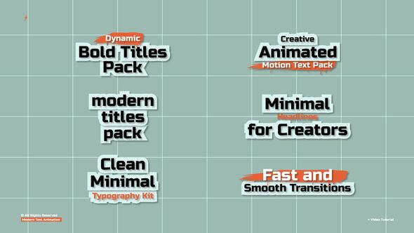 Photo of Modern Text Animation 2.0 | MOGRT (PP) – Videohive 59530240