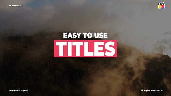 Photo of Modern Titles  FCPX – Videohive 59529627