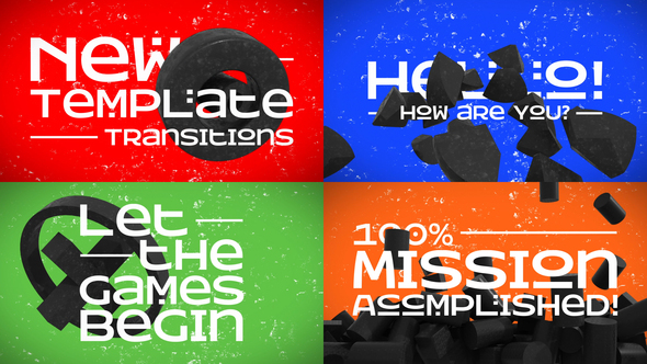 Photo of Modern Typography Transitions – Videohive 59880113