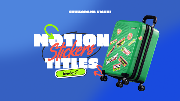 Photo of Motion Stickers Titles V2 – Videohive 59949564