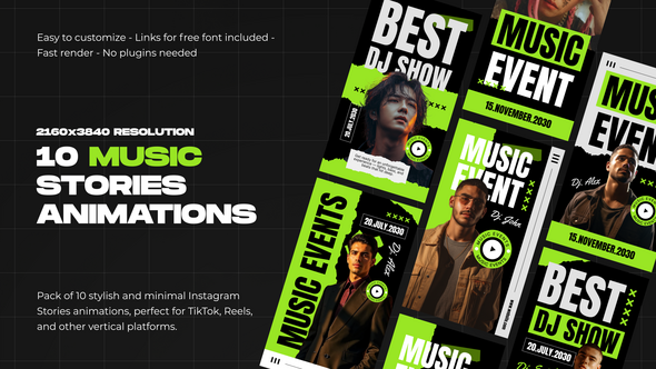 Photo of Music Stories for Premiere Pro – Videohive 59533528