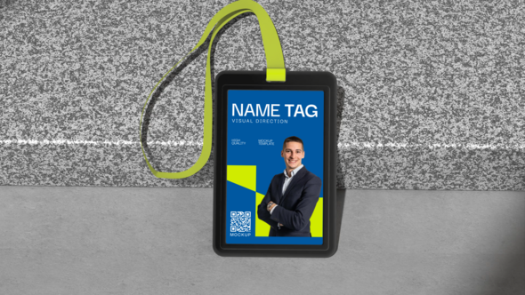 Photo of Name Tag Mockup – Videohive 59863685