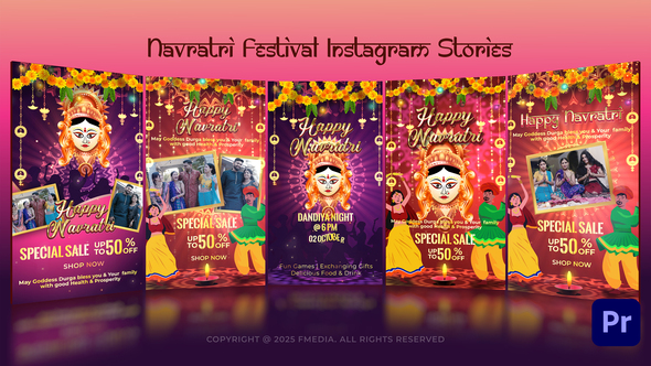 Photo of Navratri festival Instagram Stories – Mogrt – Videohive 59904676