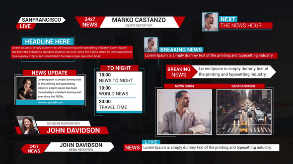 Photo of News Titles – Videohive 59932409