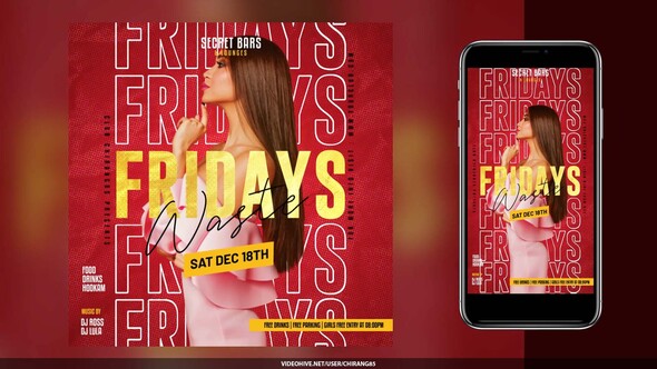 Photo of Night Club Flyer v21 – Videohive 59499457
