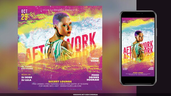 Photo of Night Club Flyer v24 – Videohive 59745981