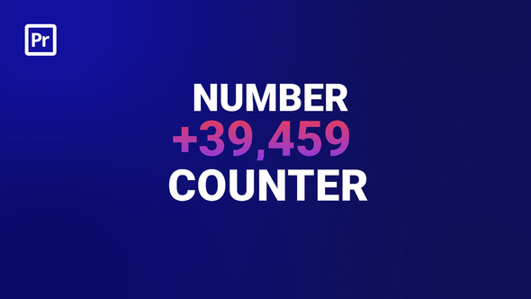 Photo of Number Counter for Premiere Pro – Videohive 59551742