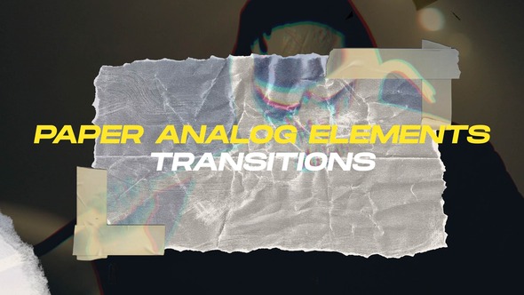 Photo of Paper Analog Elements Transitions – Videohive 59897340