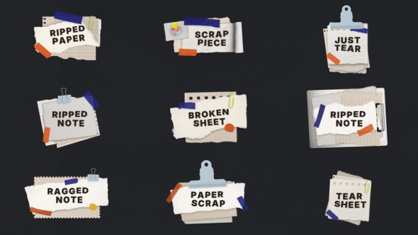 Photo of Paper Scotch Lowerthird – Videohive 59727377