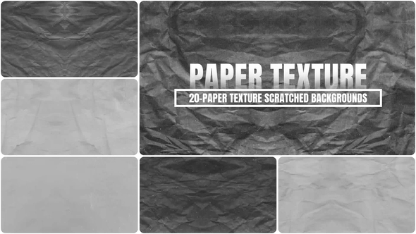 Photo of Paper Texture Scratched Backgrounds & Overlays – Vintage Grunge Pack For DaVinci Resolve – Videohive 59607821