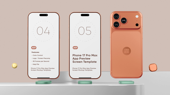 Photo of Phone 17 Pro App Preview Screen Template – Videohive 59984946