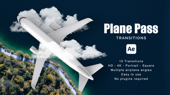 Photo of Plane Pass Transitions – Videohive 59979870