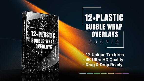 Photo of Plastic Wrap Overlays – Bubble Textures, Crumpled Foil & Distressed Effects For FCPX – Videohive 59899045
