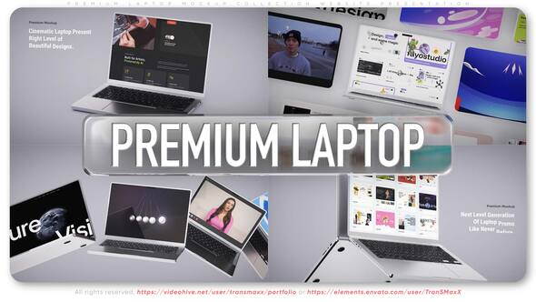 Photo of Premium Laptop Mockup Collection – Website Presentation – Videohive 59552213