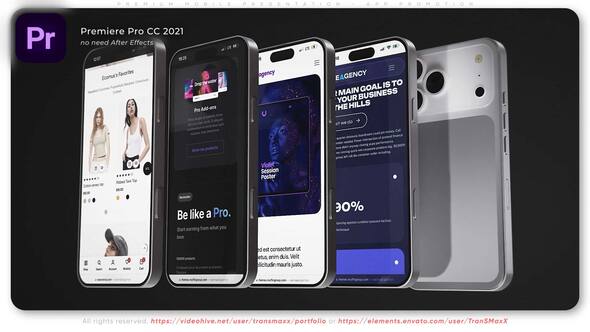 Photo of Premium Mobile Presentation – App Promotion for Adobe Premiere Pro – Videohive 59846342