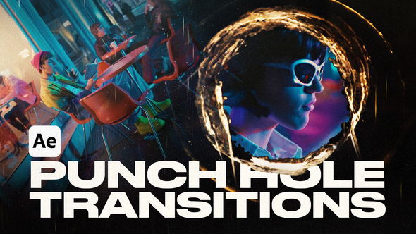 Photo of Punch Hole Transitions For  After Effects – Videohive 59632094