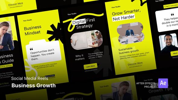 Photo of Reels – Business Growth After Effects Project Files – Videohive 59928070