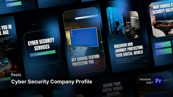 Photo of Reels – Cyber Security Company Profile Dark Version Premiere Pro Templates – Videohive 59709144