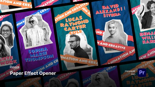 Photo of Reels – Paper Effect Opener Premiere Pro Templates – Videohive 59605114