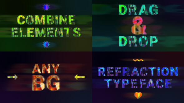Photo of Refracted Typeface – Videohive 59884793