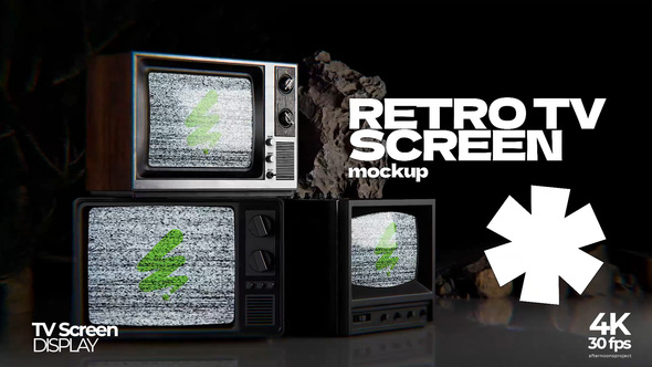 Photo of Retro TV Screen Mockup – Videohive 59734335