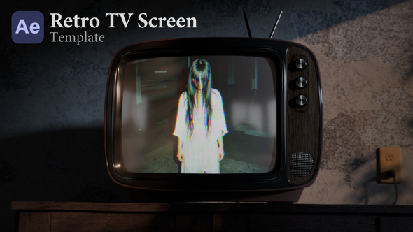 Photo of Retro TV Screen Template – Thunderstorm Horror VHS Look – AE Mockup (Horizontal + Vertical) – Videohive 58975175
