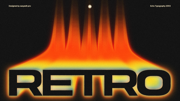 Photo of Retro Wave Typography – Videohive 59567726
