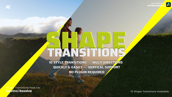 Photo of Shape Transitions Pack Davinci Resolve – Videohive 59652134