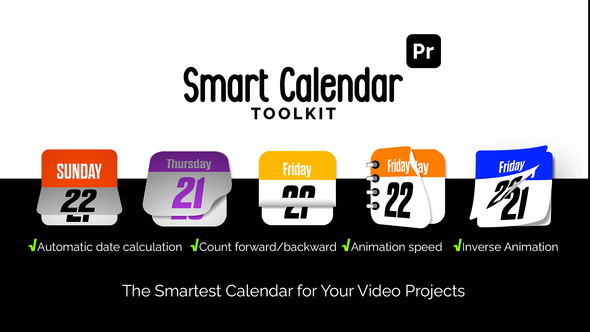 Photo of Smart Calendar Toolkit for Premiere Pro – Videohive 59946684
