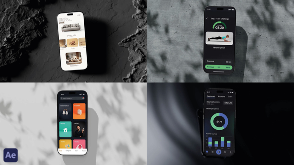 Photo of Smartphone Screen Dynamic Mobile App or Website Promo | Set of 5 Themes – Videohive 58594324