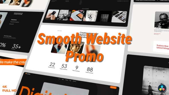 Photo of Smooth Website Promo – Videohive 59868007