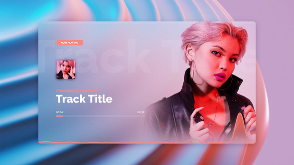 Photo of Liquid glass / Acrylic glass audio visualizer template for After Effects – Videohive 54217523