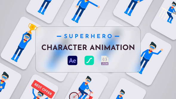 Photo of Superhero Character Animation – Videohive 59551546