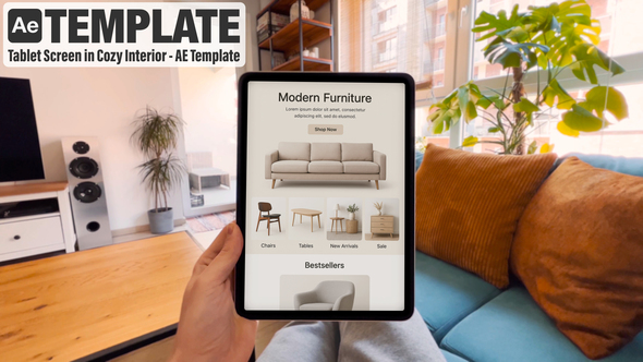 Photo of Tablet Screen Mockup — 4K After Effects Template – Videohive 57642846