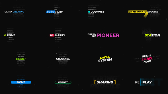Photo of Text Carousel Titles – Videohive 59736406